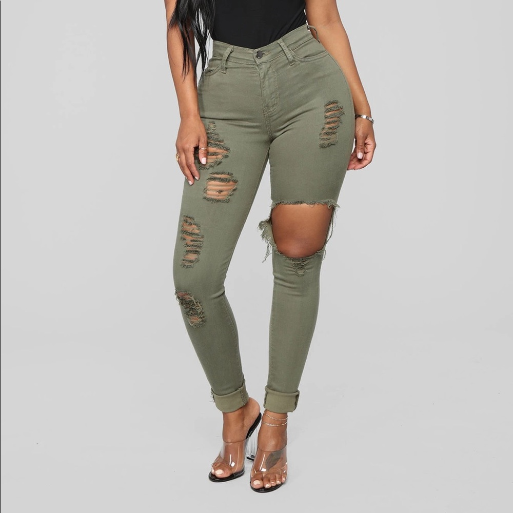 Fashion Nova Ripped Jeans